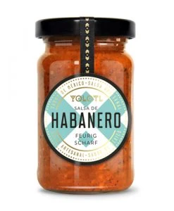 Salsa de Habanero - Habanero Chili Sauce von YOLOTL - Mexikanische Salsa feurig scharfe Chili Sauce aus frischen Habanero Chili