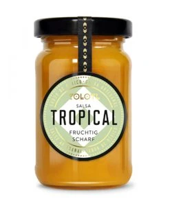 Salsa Tropical von YOLOTL - Mexikanische Salsa Chili Sauce - fruchtig scharf mit Ananas und Habanero