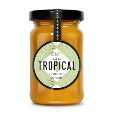 Salsa Tropical von YOLOTL - Mexikanische Salsa Chili Sauce - fruchtig scharf mit Ananas und Habanero
