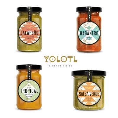 Mexikanische Chilisaucen / Salsas Set von YOLOTL aus frischen Chilis.