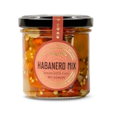 Habanero Mix - Eingelegte Habanero Chili mit Gemüse von YOLOTL