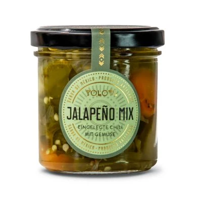 Jalapeño Mix - Eingelegte Jalapeno Chili mit Gemüse von YOLOTL